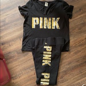 Victoria secret Pink legging set